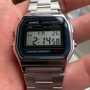 Casio Classic A158W Silver Watch